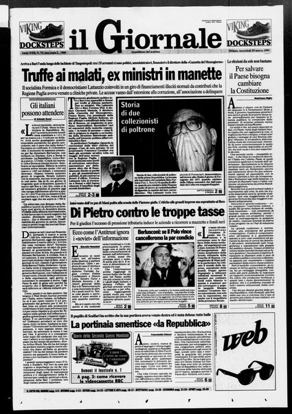 Il giornale : quotidiano del mattino